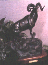 Mountain Monarch bronze sculpture